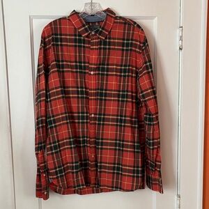 L.L. Bean Plaid Button-Down Shirt